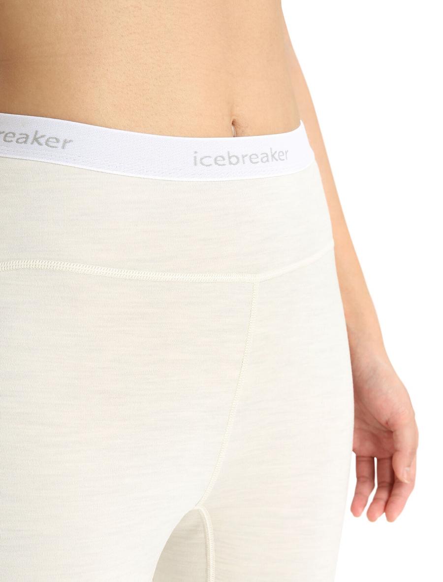 Icebreaker 15.5 Merino Thermal Leggings Női Base Layers Fehér | HU 1870XYUF